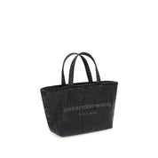 Alexander Wang Gray Cotton Shoulder Bag