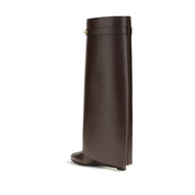 Givenchy Brown Calf Leather High Heel Boots