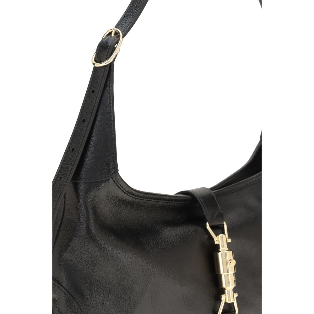 Gucci Black Calf Leather Shoulder Bag