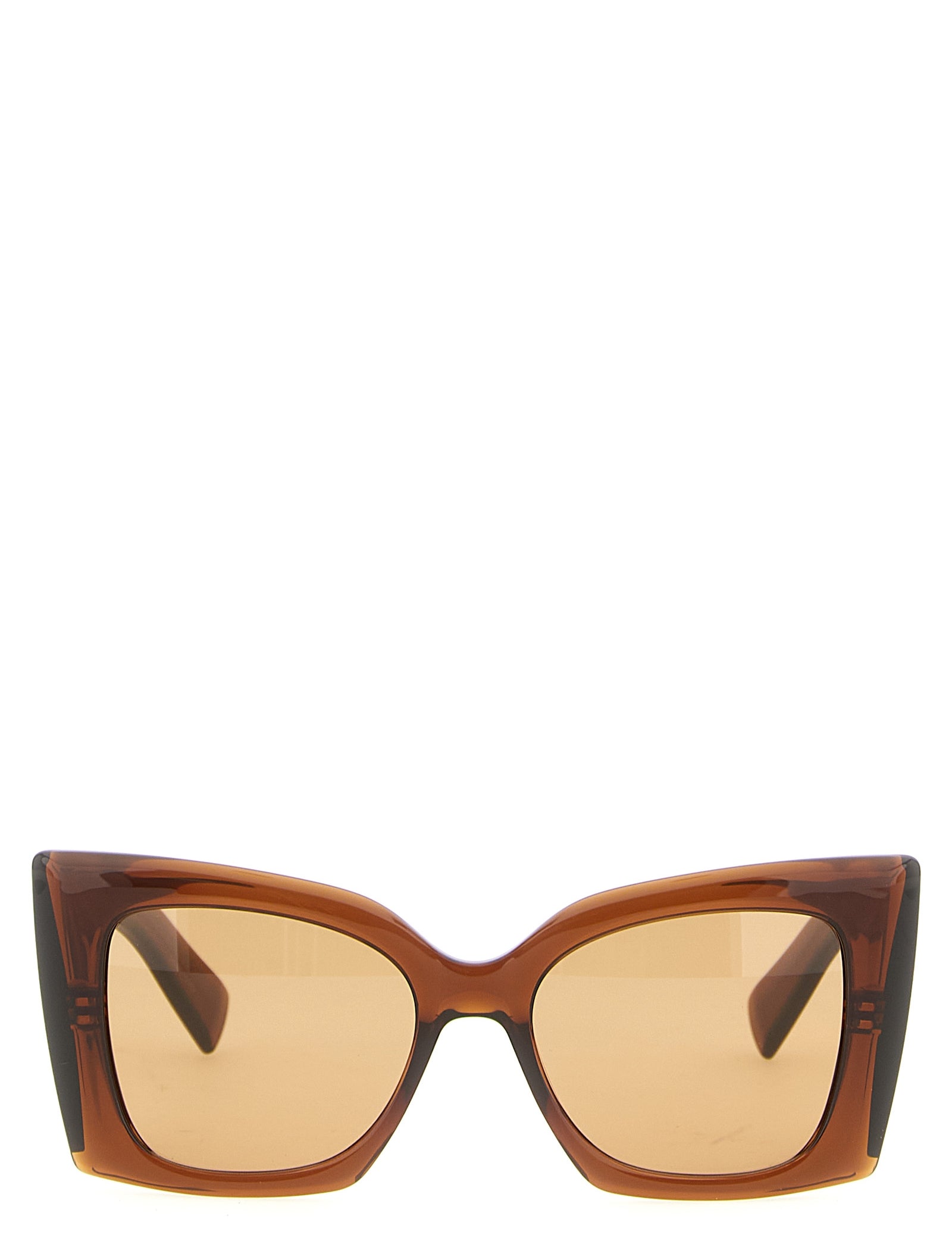 Saint Laurent Brown Acetate Sunglasses