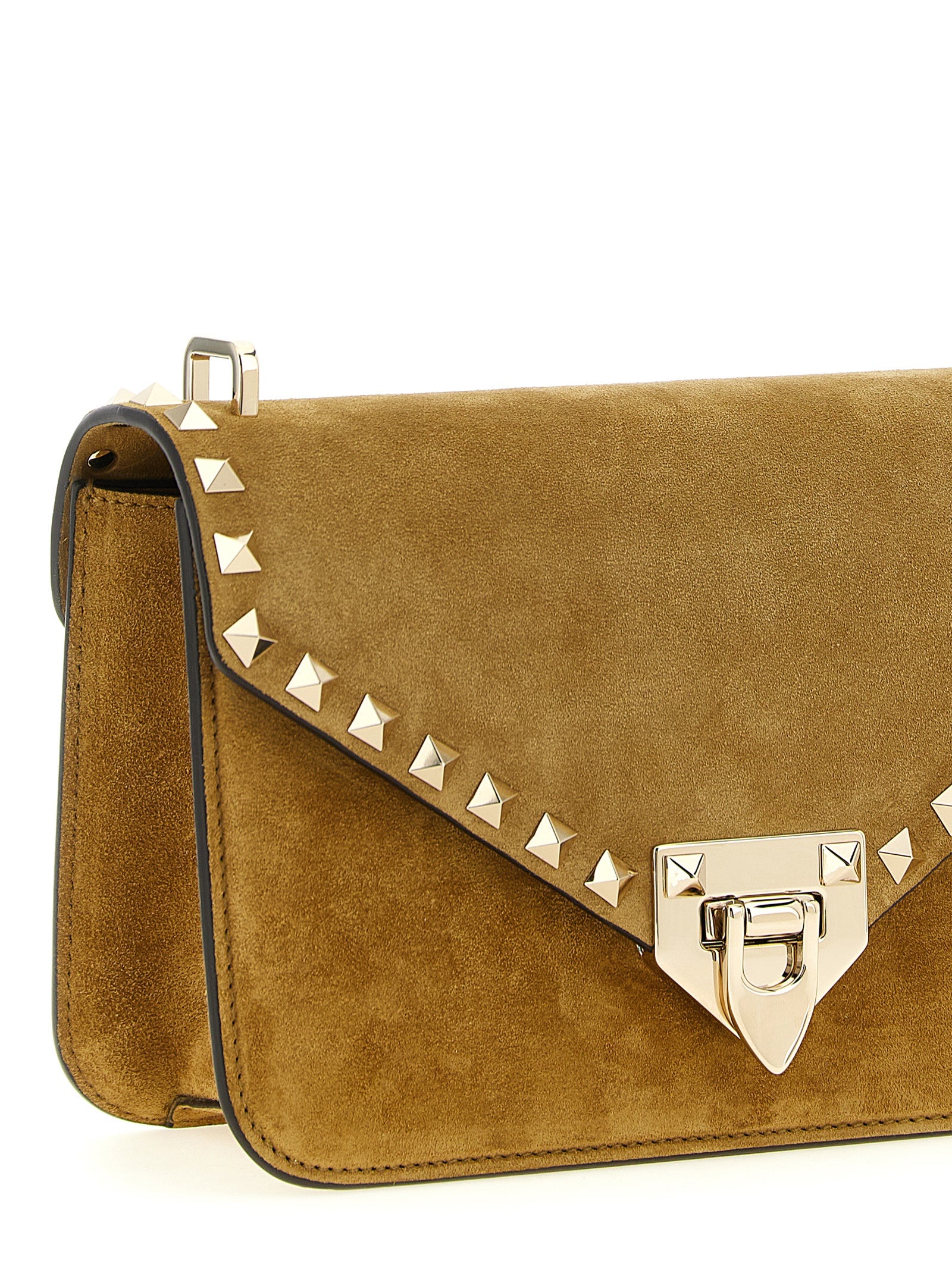 Valentino Garavani Beige Calfskin Crossbody Bag