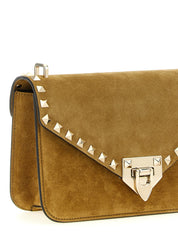 Valentino Garavani Beige Calfskin Crossbody Bag
