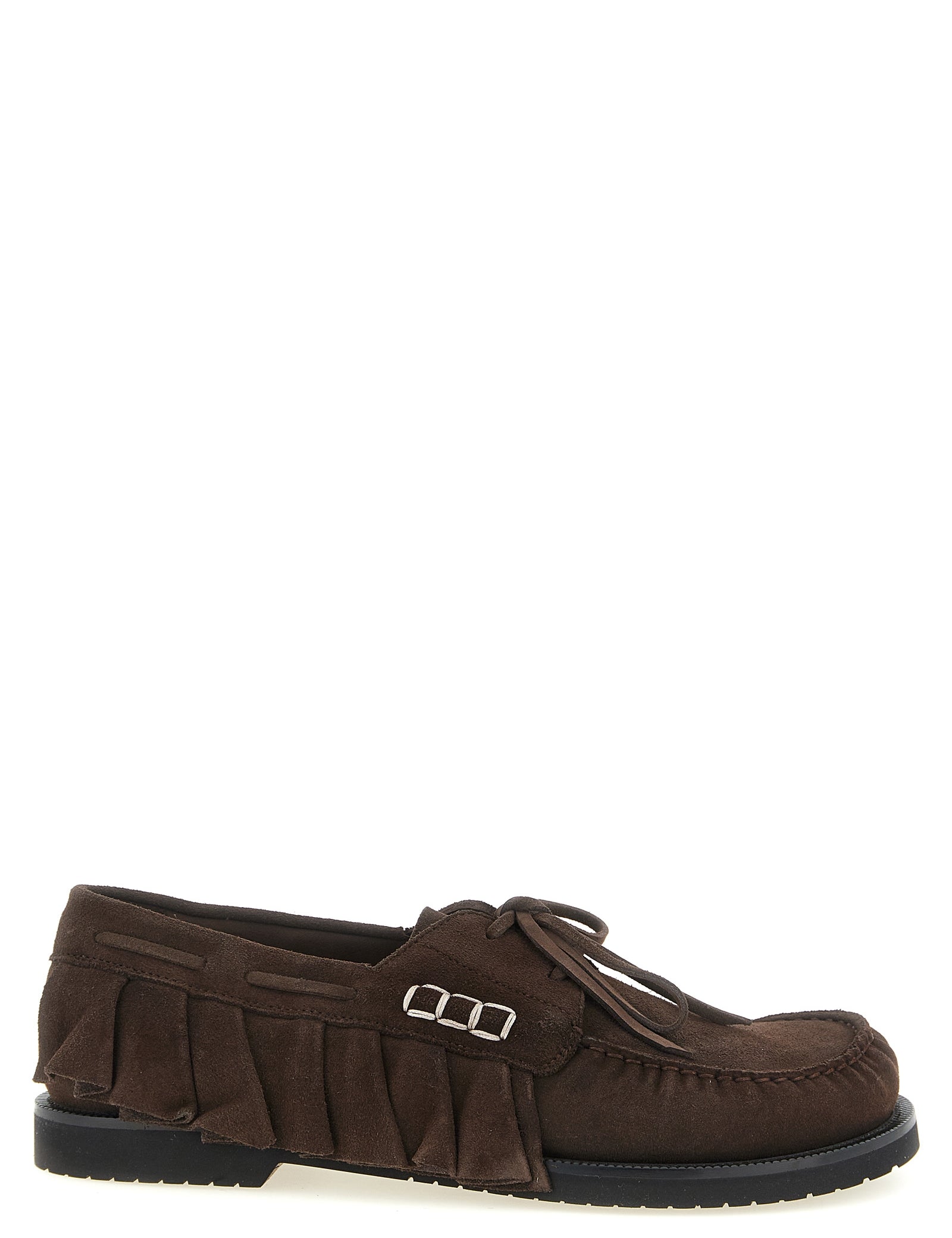 J.W.Anderson Brown Suede Moccasins