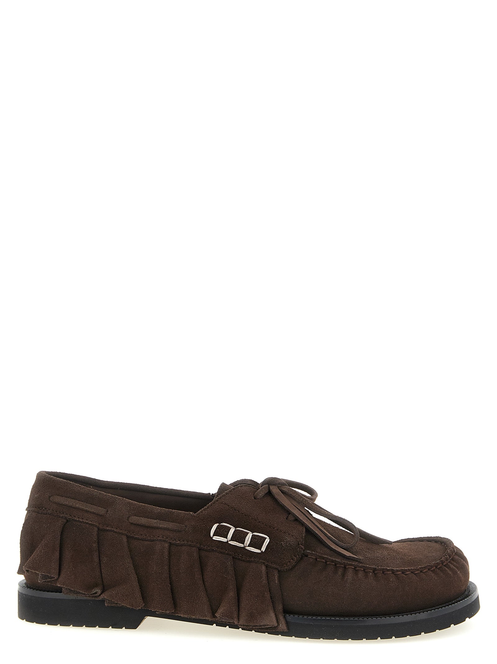 J.W.Anderson Brown Suede Moccasins