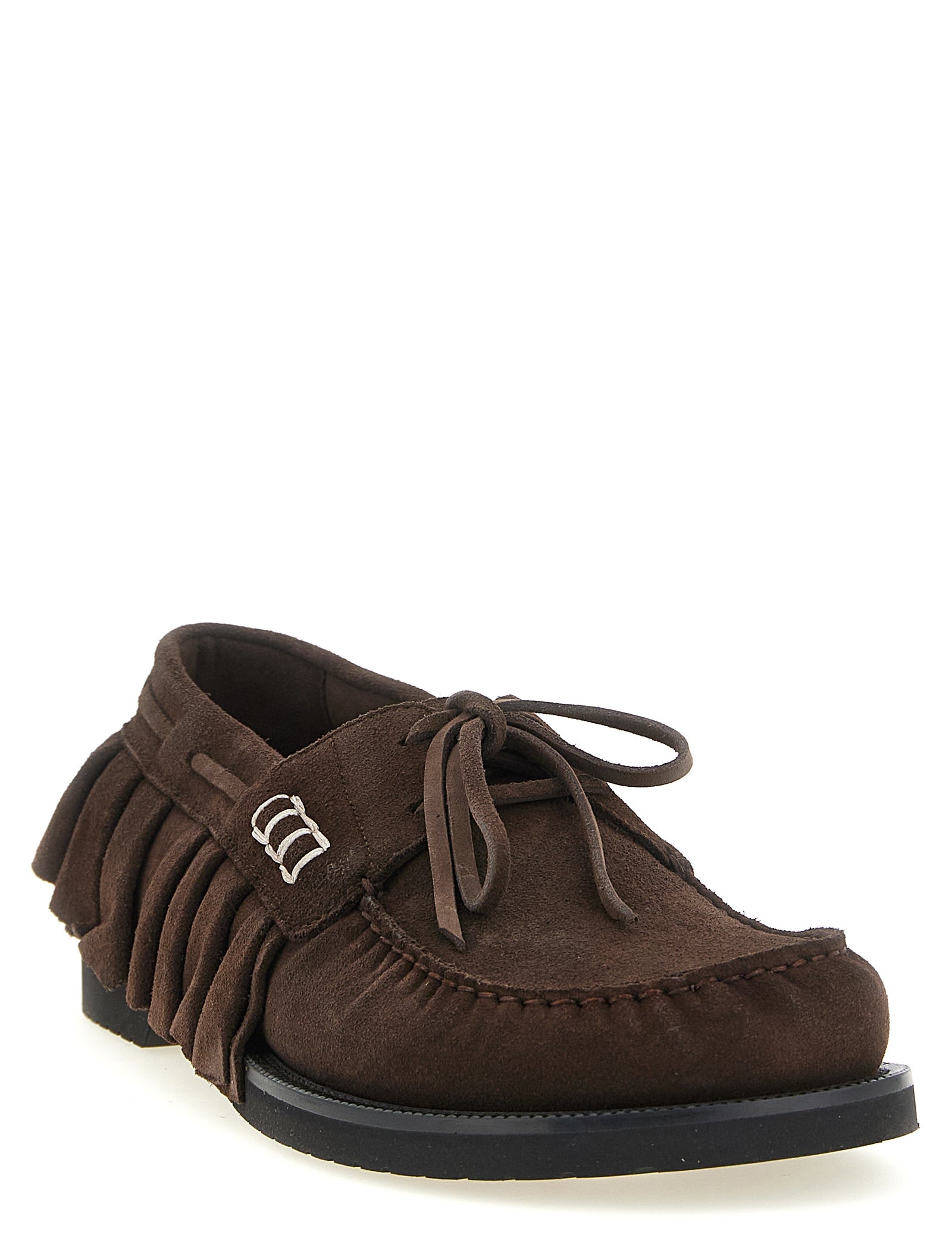 J.W.Anderson Brown Suede Moccasins
