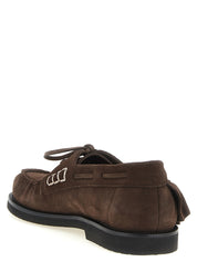 J.W.Anderson Brown Suede Moccasins