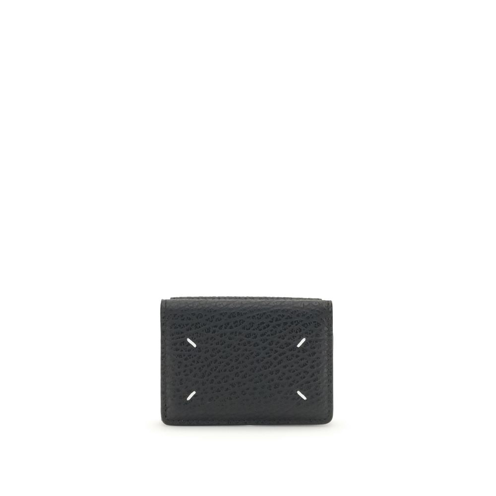 Maison Margiela Black Calf Leather Wallet