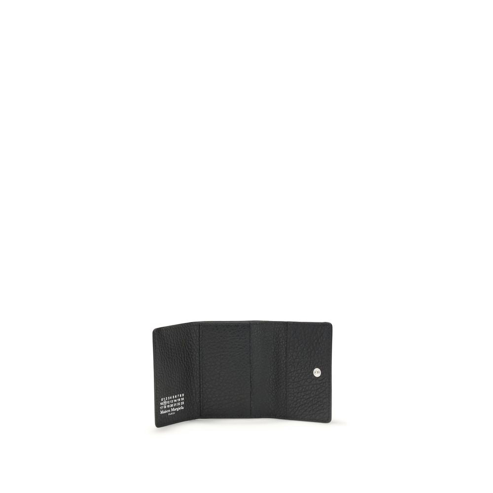 Maison Margiela Black Calf Leather Wallet