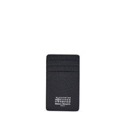 Maison Margiela Black Grained Leather Card Holder