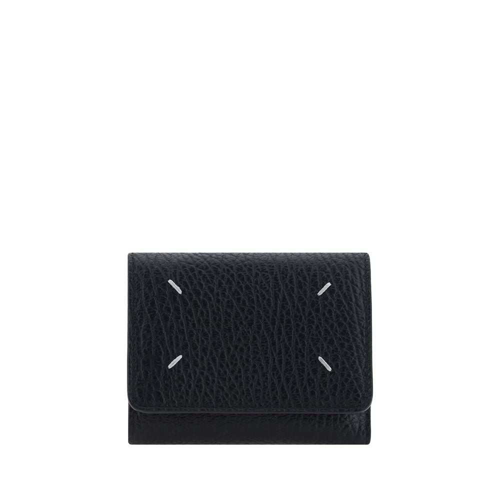 Maison Margiela Black Calf Leather Wallet