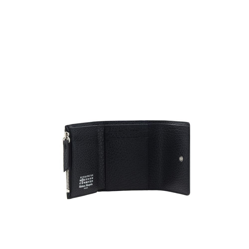 Maison Margiela Black Calf Leather Wallet