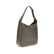 Saint Laurent Bicolor Calf Leather Shoulder Bag