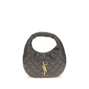 Saint Laurent Gray Lambskin Nappa Shoulder Bag