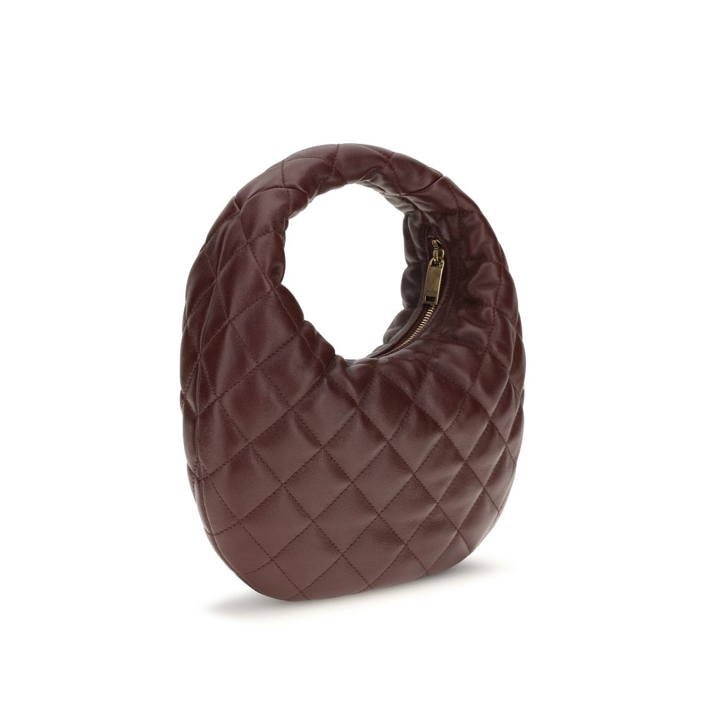 Saint Laurent Brown Lambskin Nappa Shoulder Bag