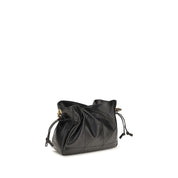 Saint Laurent Black Lambskin Shoulder Bag
