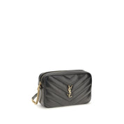 Saint Laurent Black Lambskin Shoulder Bag