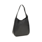 Saint Laurent Black Calf Leather Shoulder Bag