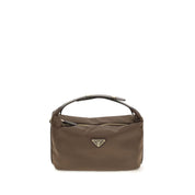 Prada Brown Recycled Polyamide Shoulder Bag