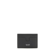 Tom Ford Black Calf Leather Card Holder
