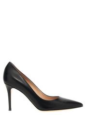 Gianvito Rossi Black Calfskin High-Heel Pumps