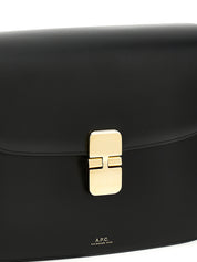 A.P.C. Black Cowhide Leather Crossbody Bag