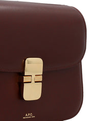 A.P.C. Bordeaux Cowhide Leather Crossbody Bag
