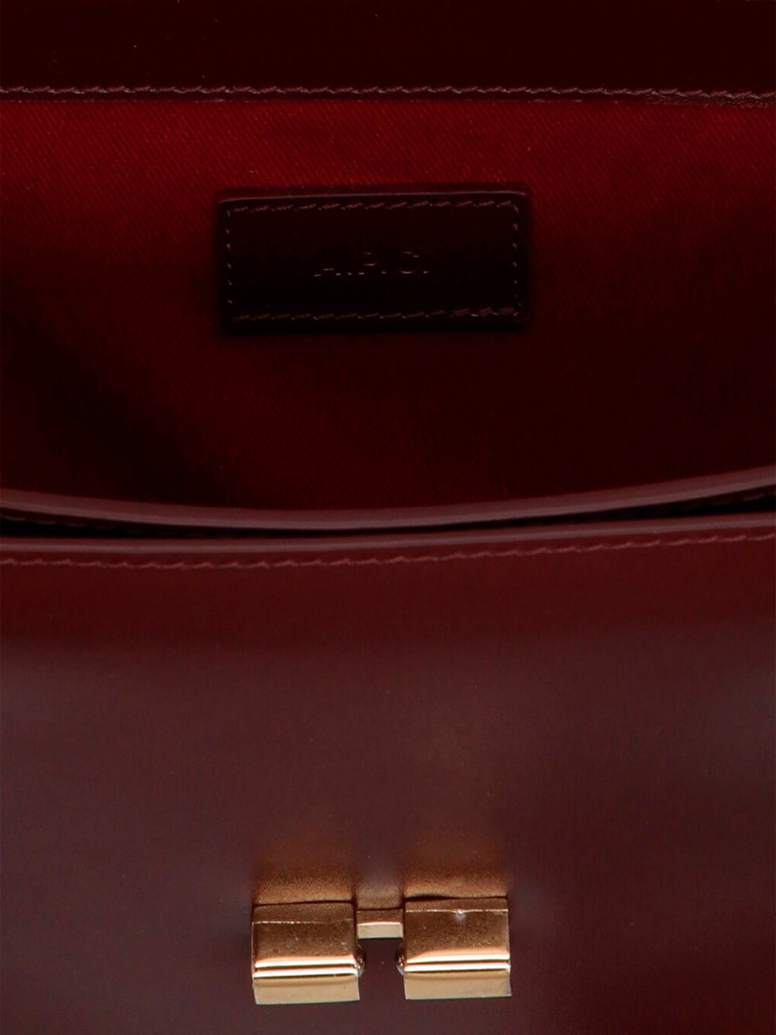 A.P.C. Bordeaux Cowhide Leather Crossbody Bag