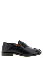 Maison Margiela Black Calfskin Slip-On Loafers