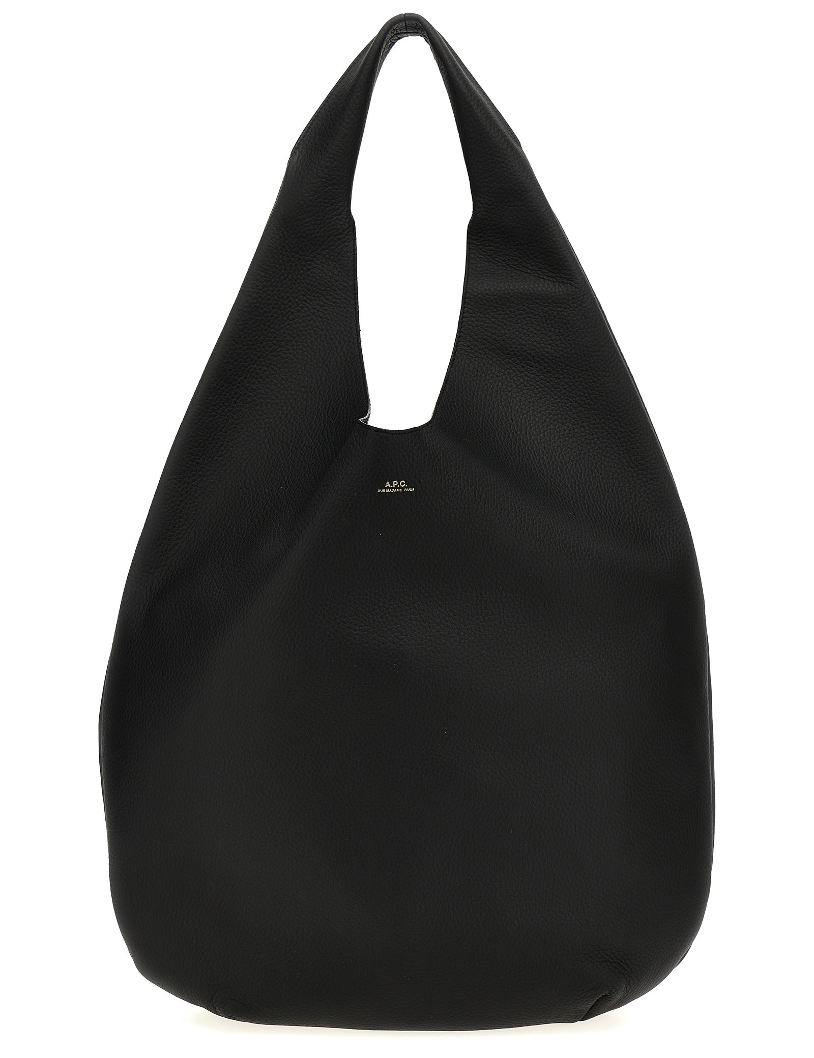 A.P.C. Black Calfskin Shoulder Bag