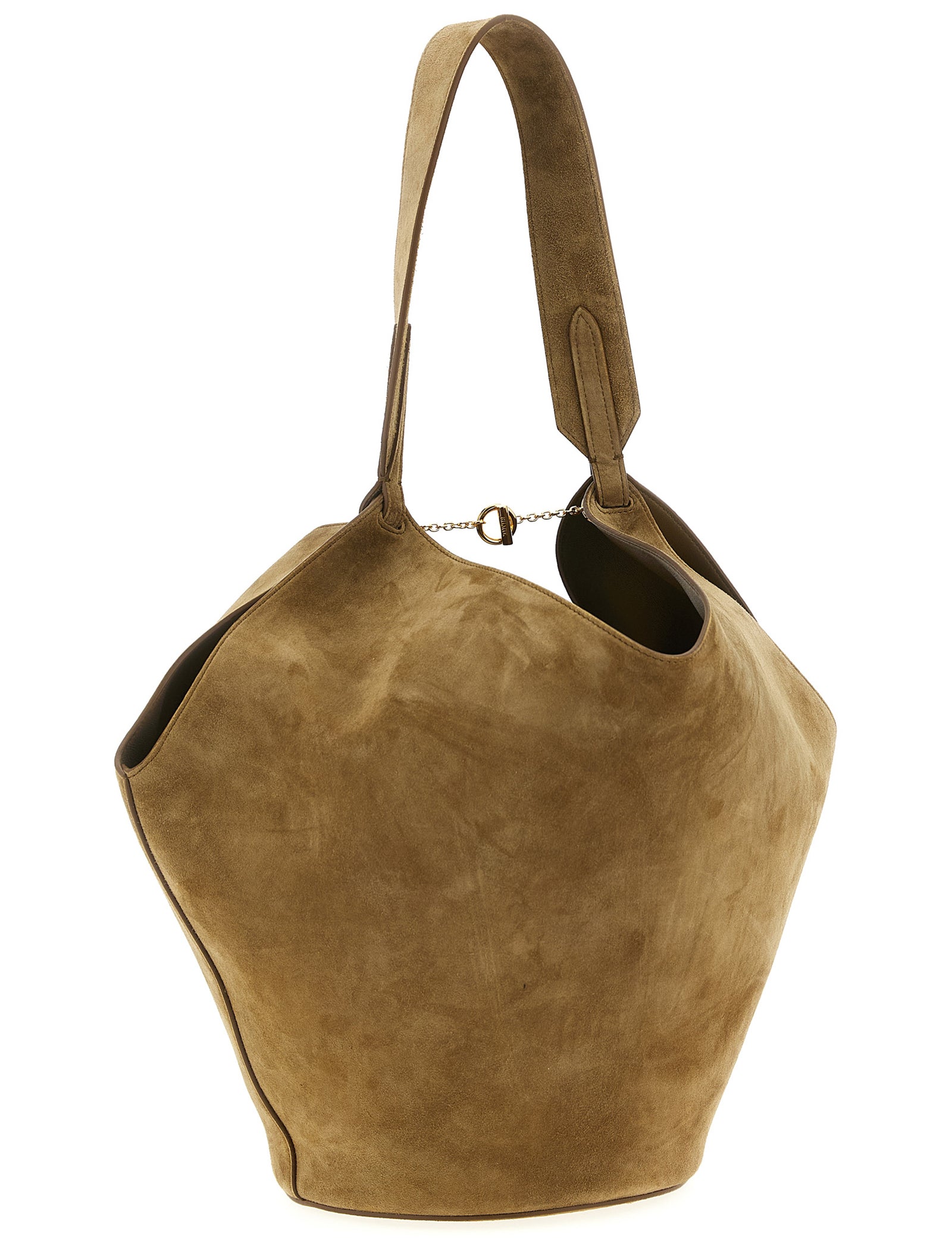 Khaite Brown Calfskin Tote Bag