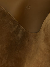 Khaite Brown Calfskin Tote Bag
