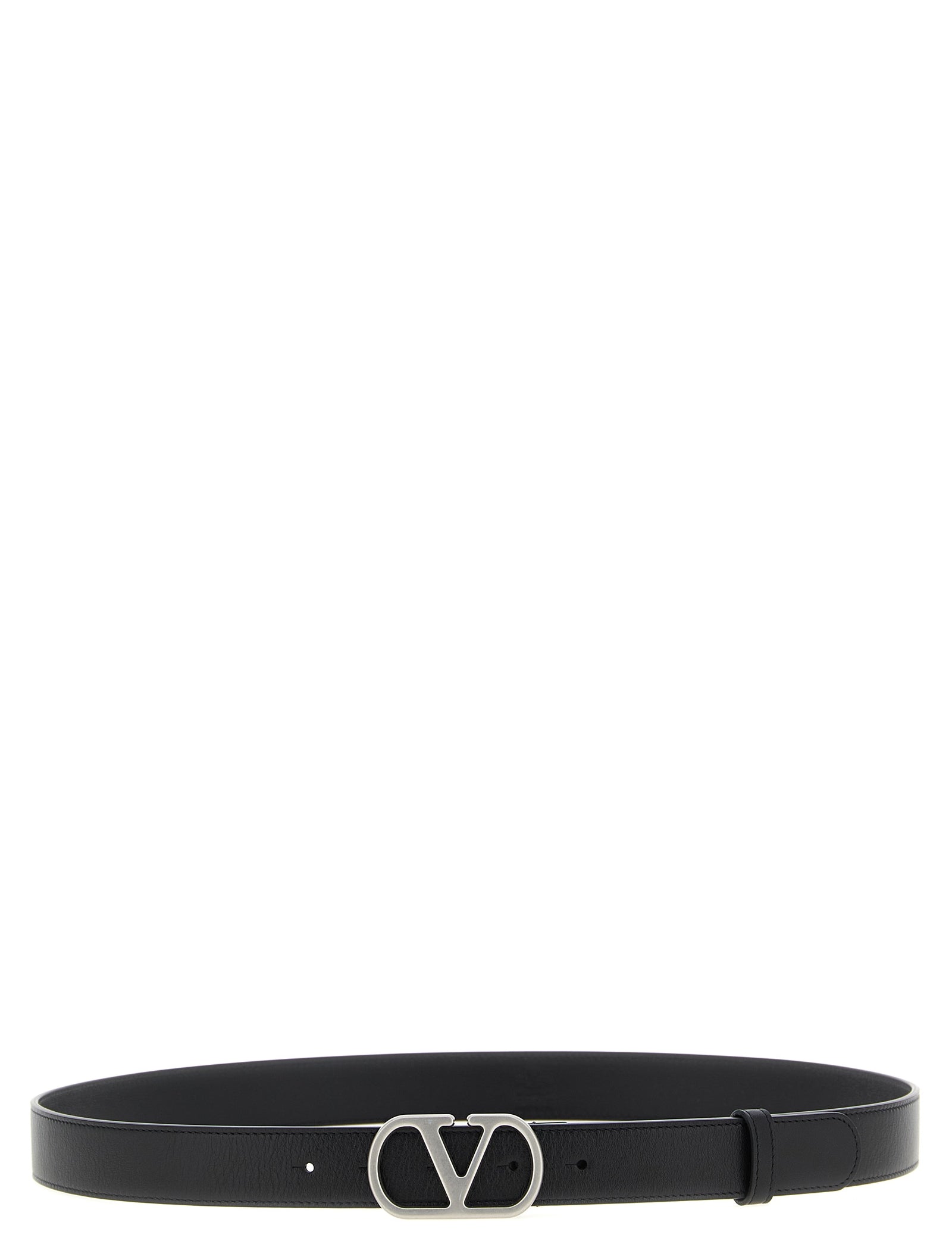 Valentino Garavani Black Calfskin Regular Belt