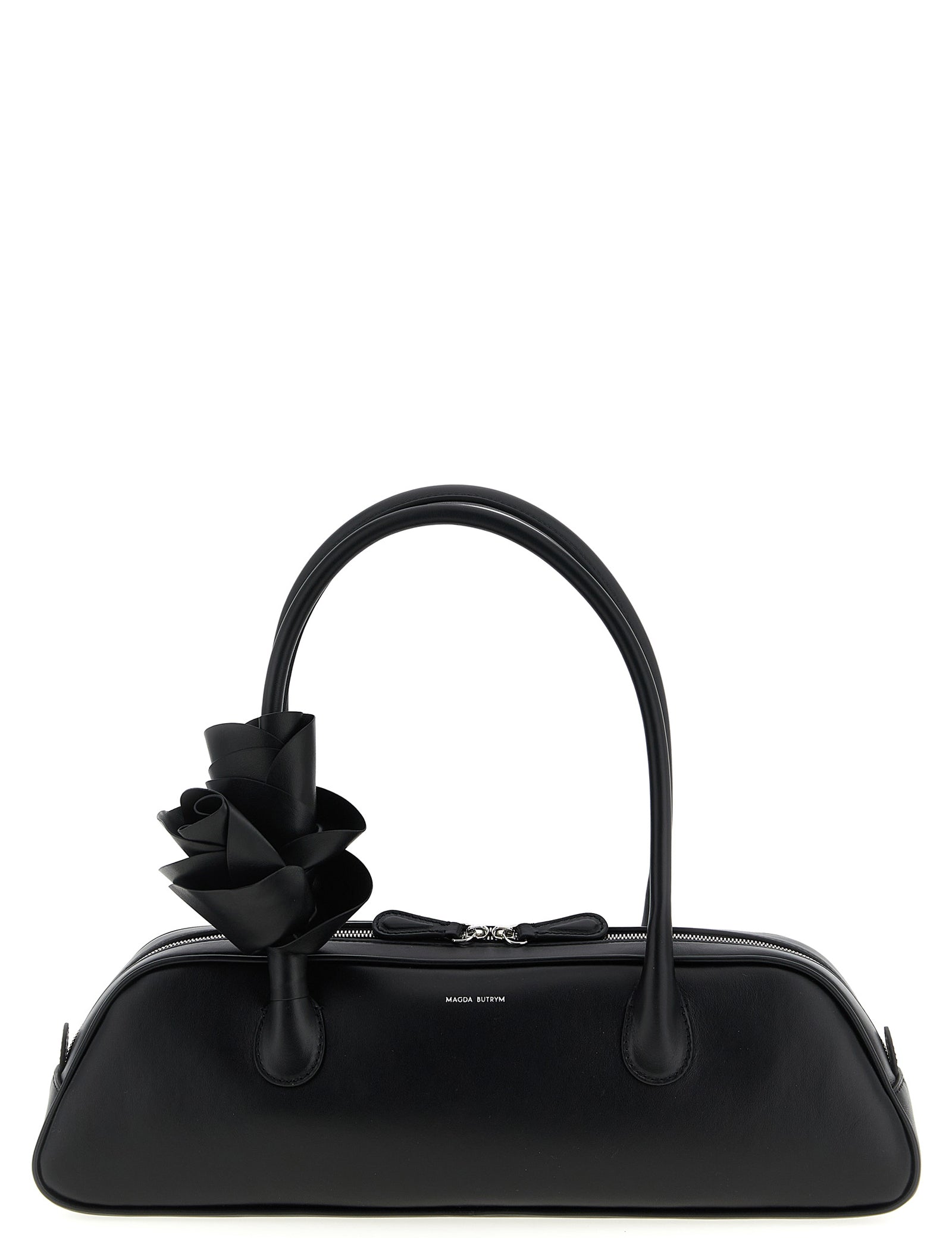 Magda Butrym Black Calfskin Shoulder Bag