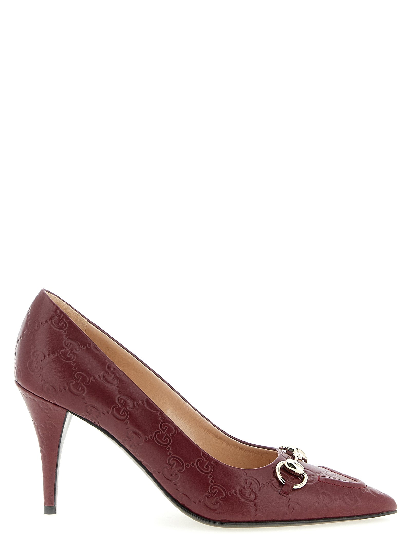 Gucci Red Calfskin High Heel Pumps