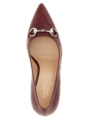 Gucci Red Calfskin High Heel Pumps