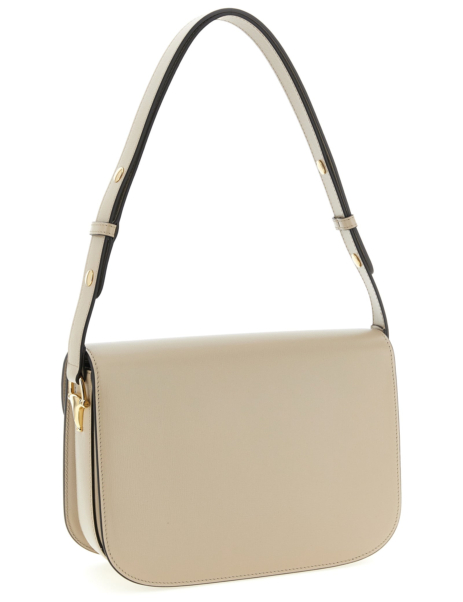 Gucci Beige Calfskin Shoulder Bag