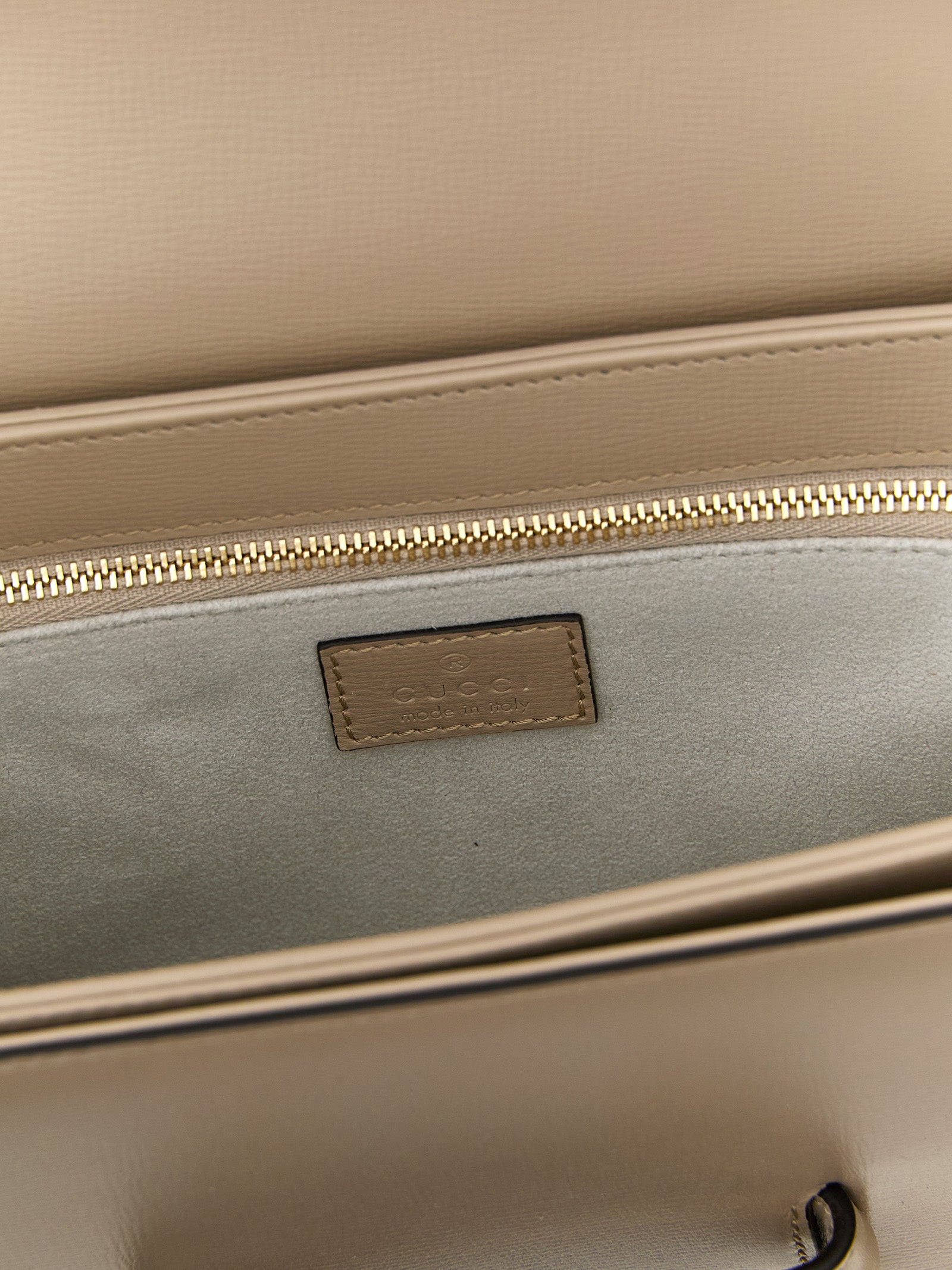 Gucci Beige Calfskin Shoulder Bag
