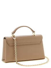 Furla Beige Calfskin Mini Crossbody Bag