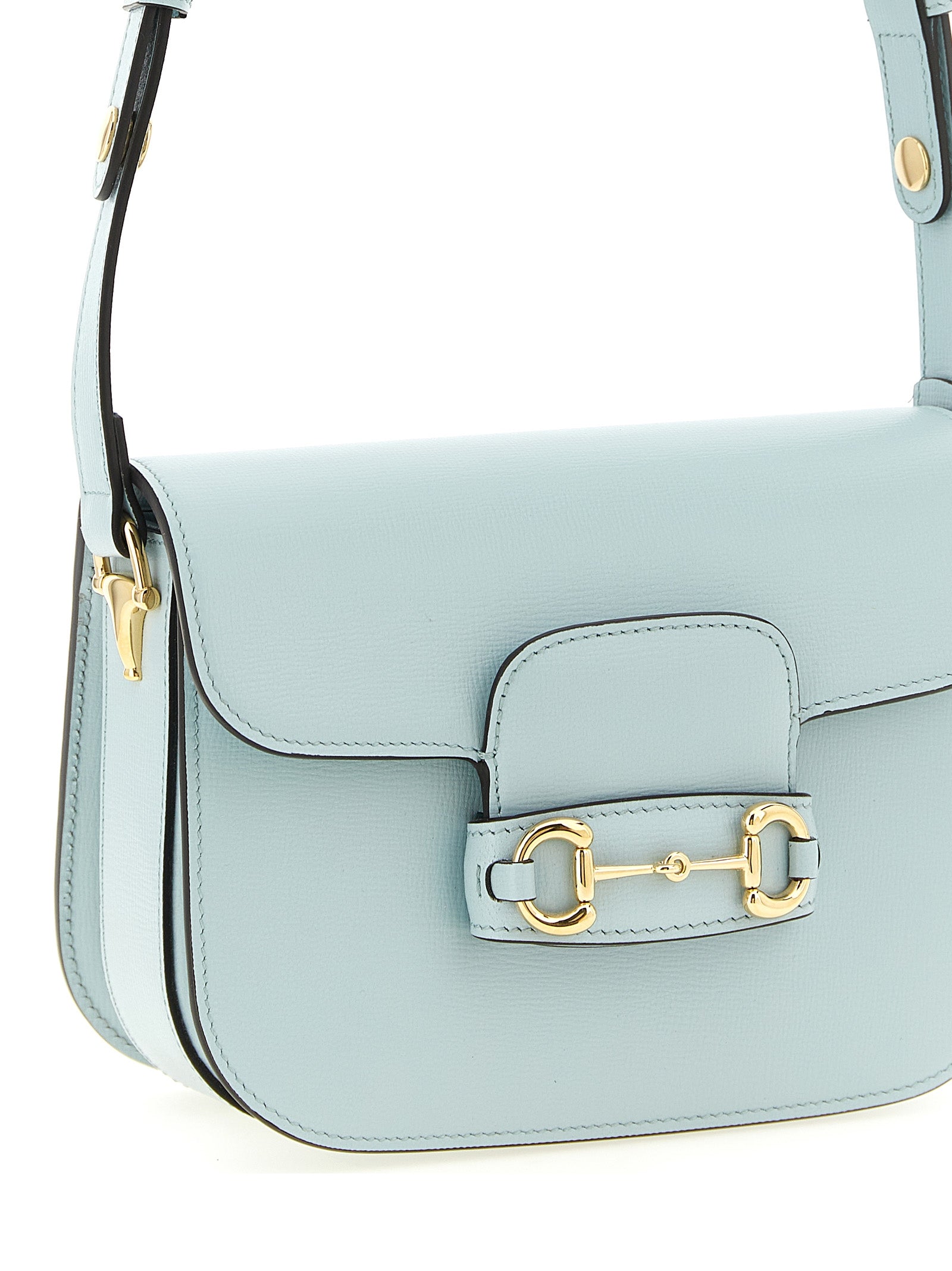 Gucci Light Blue Calfskin Shoulder Bag