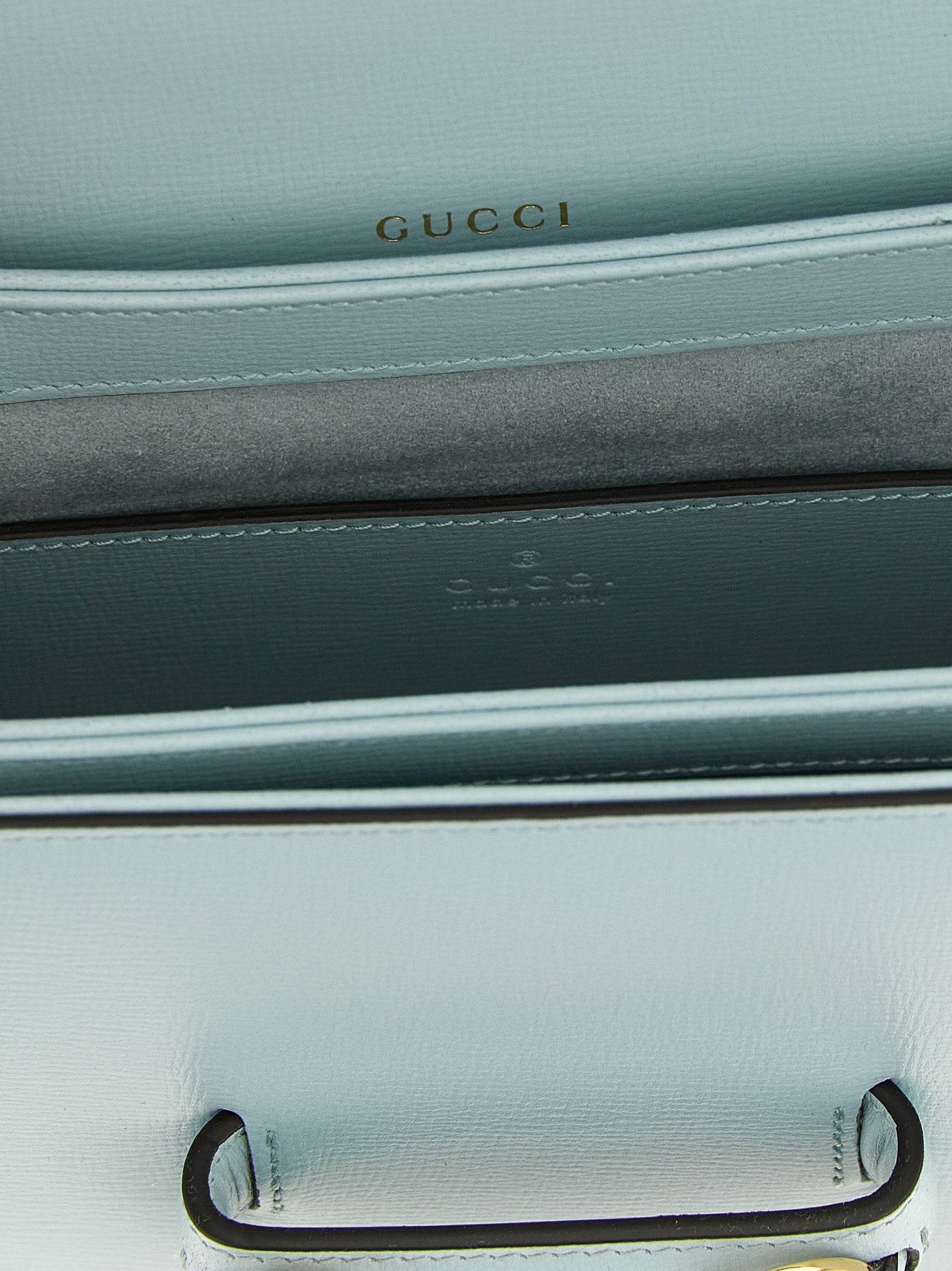 Gucci Light Blue Calfskin Shoulder Bag