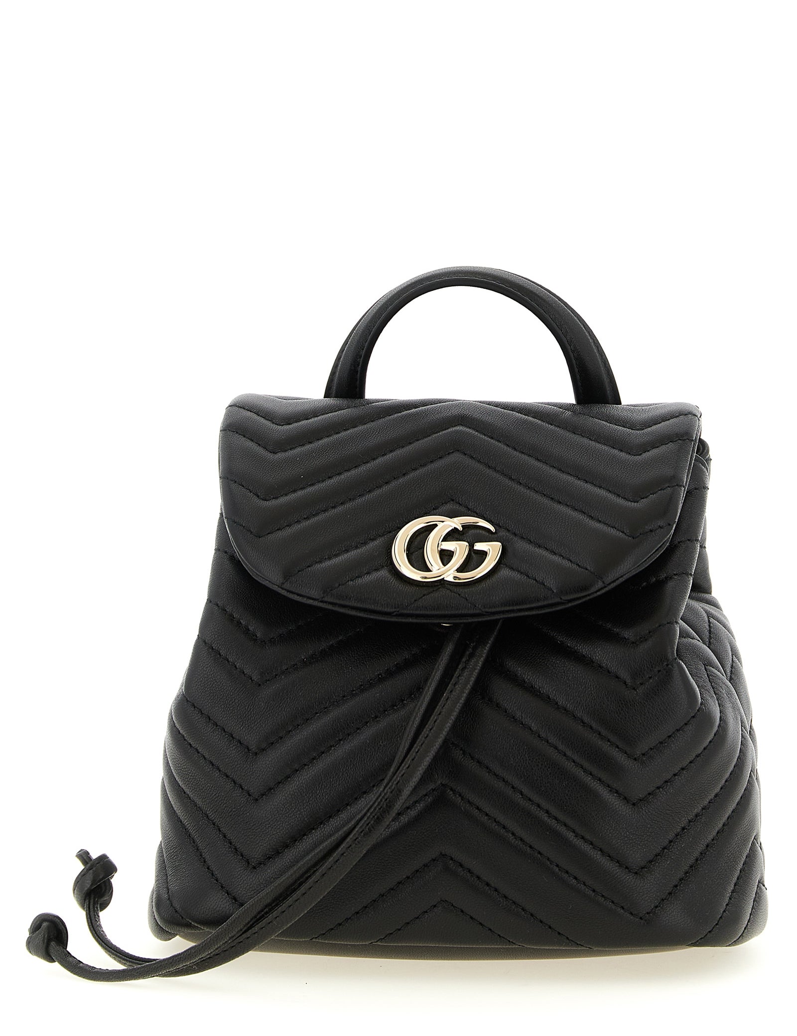 Gucci Black Lamb Leather Mini Backpack