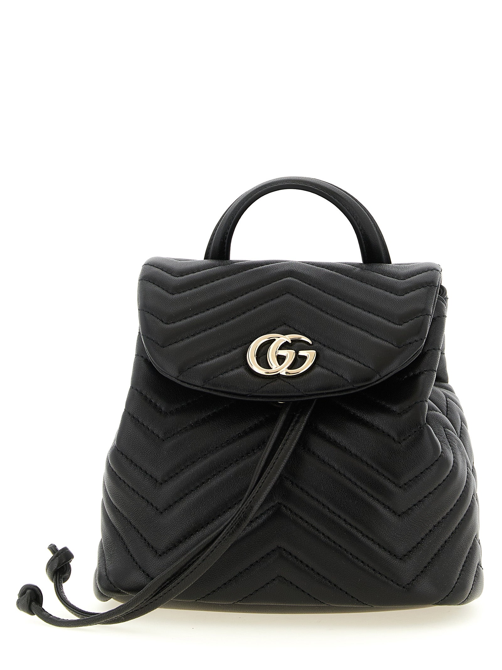Gucci Black Lamb Leather Mini Backpack