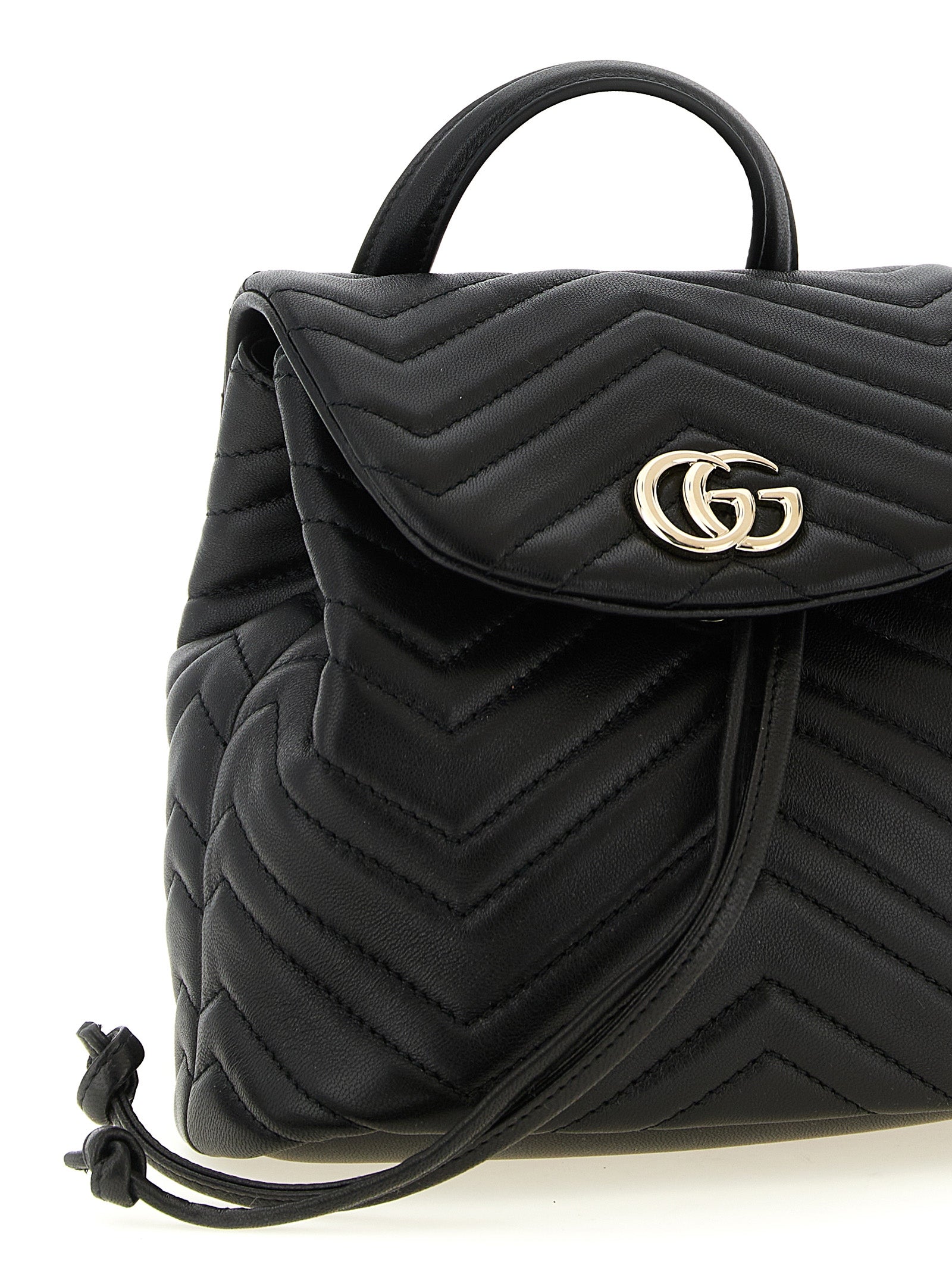 Gucci Black Lamb Leather Mini Backpack