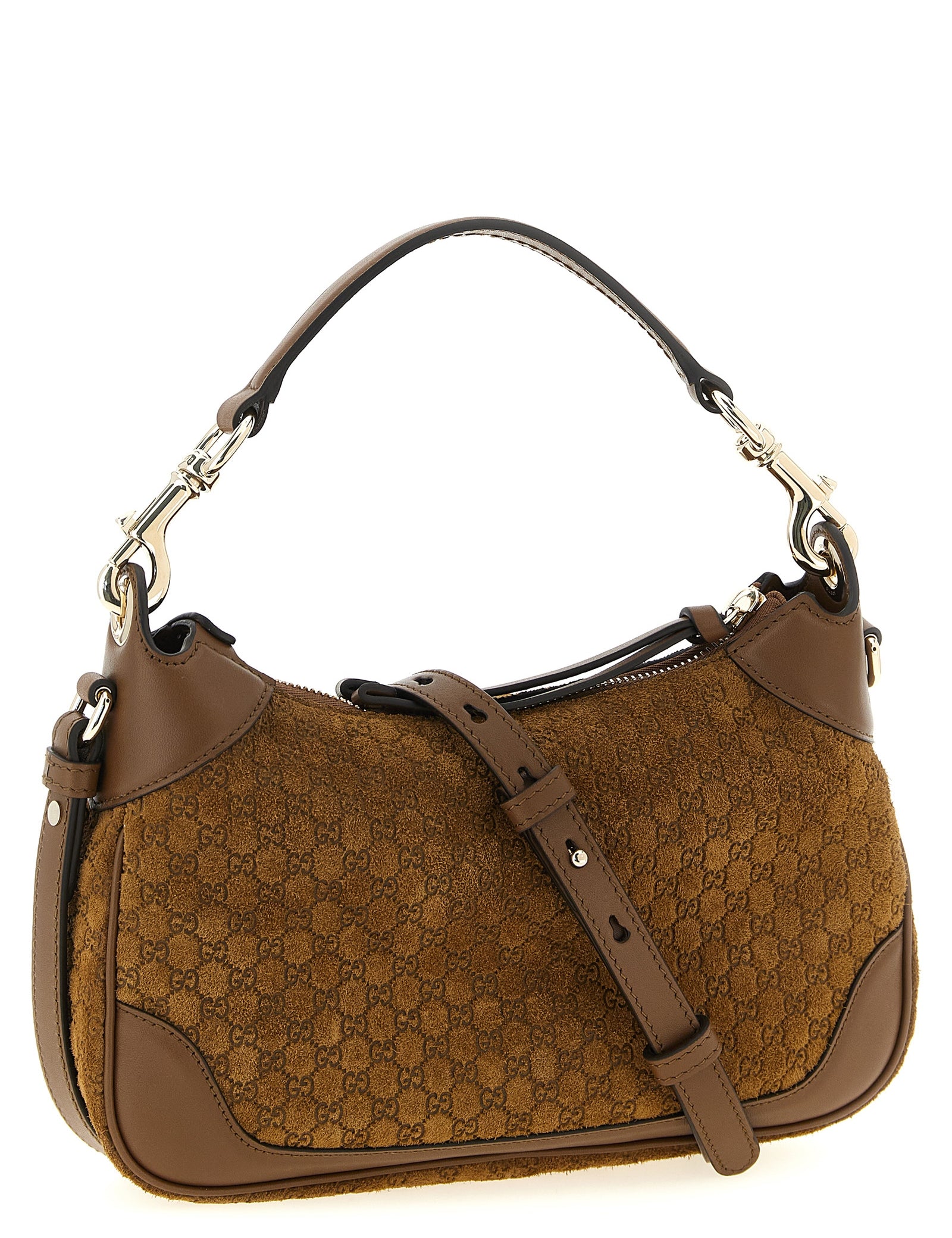 Gucci Brown Calfskin Shoulder Bag