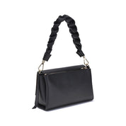 Coccinelle Black Calf Leather Shoulder Bag