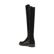Stuart Weitzman Black Leather Over The Knee Boots
