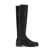 Stuart Weitzman Brown Calf Leather Over The Knee Boots