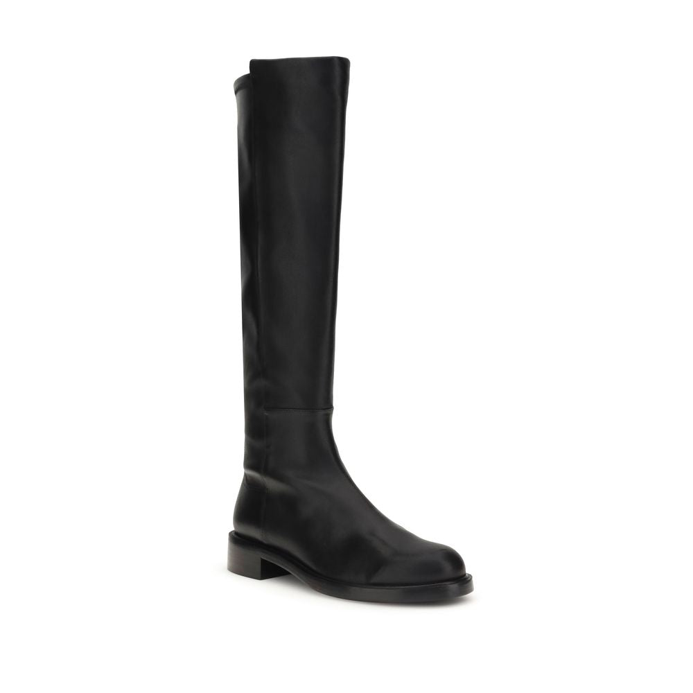 Stuart Weitzman Brown Calf Leather Over The Knee Boots