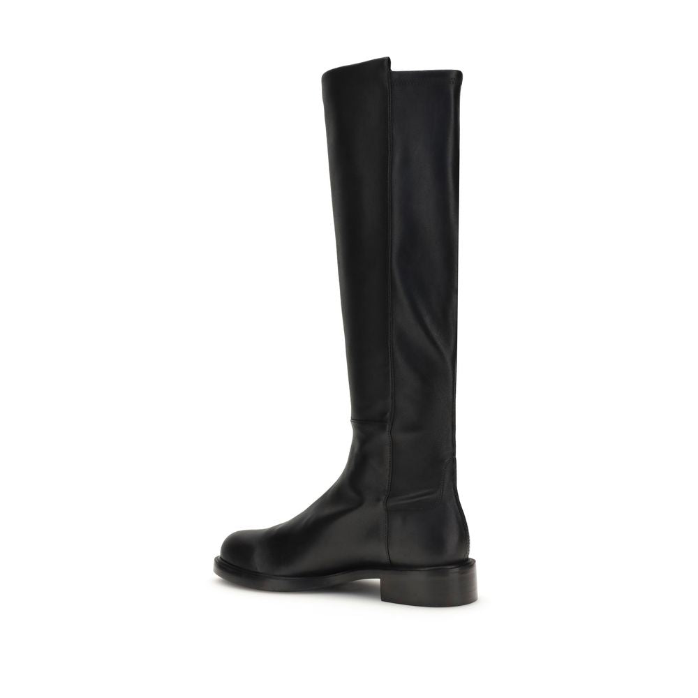 Stuart Weitzman Brown Calf Leather Over The Knee Boots