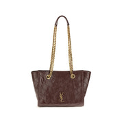 Saint Laurent Brown Calf Leather Shoulder Bag